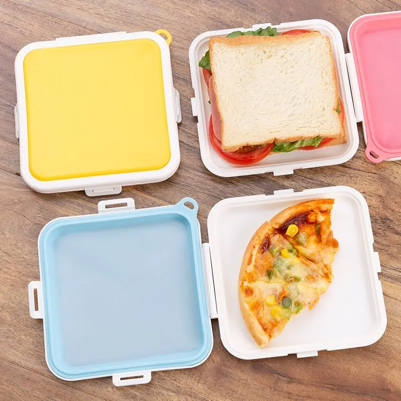 Meal Prep Box - 1pc Kotak Penyimpanan Roti Panggang Portabel