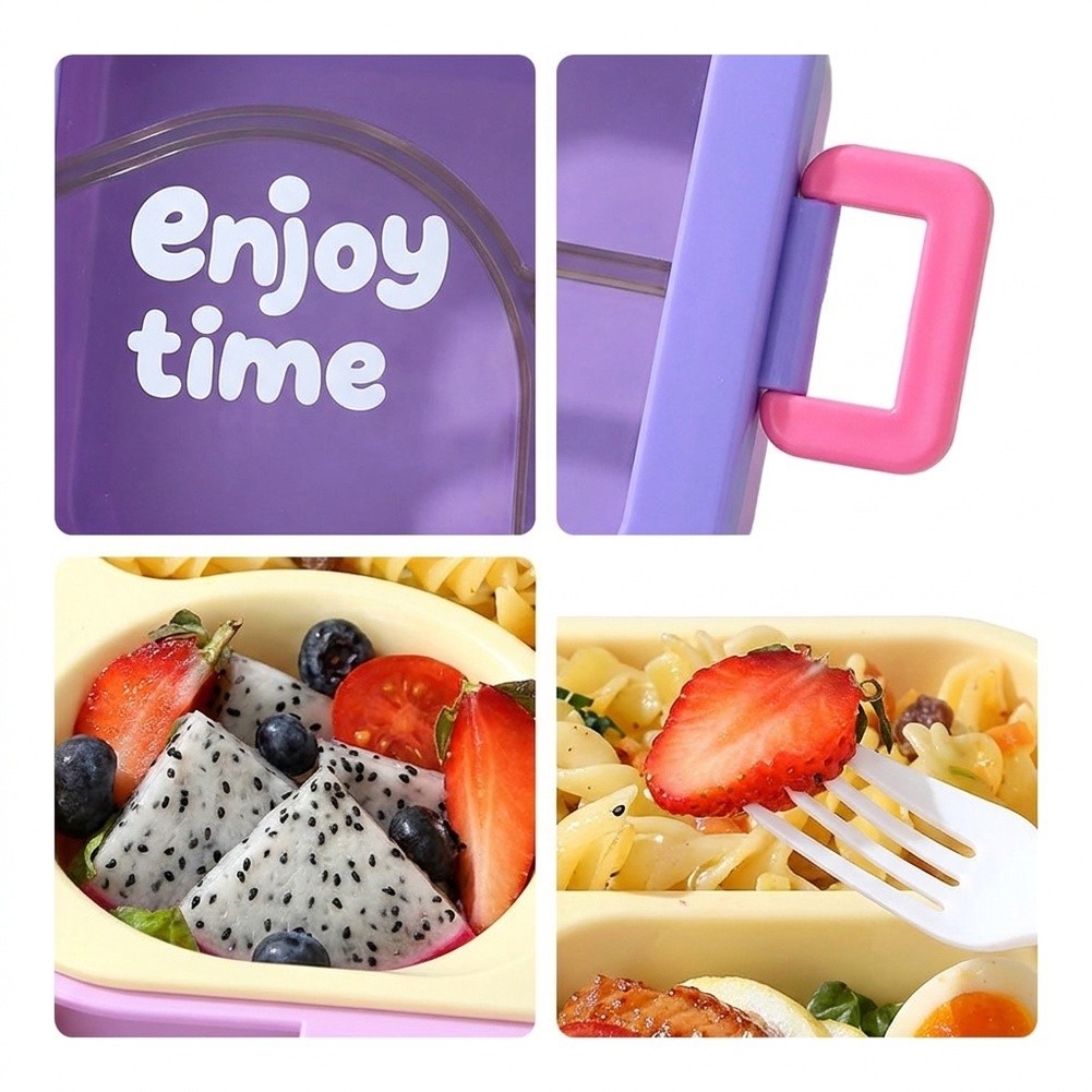 Kotak Makan Bento Stainless St - Meal Prep Box ulasan dan harga