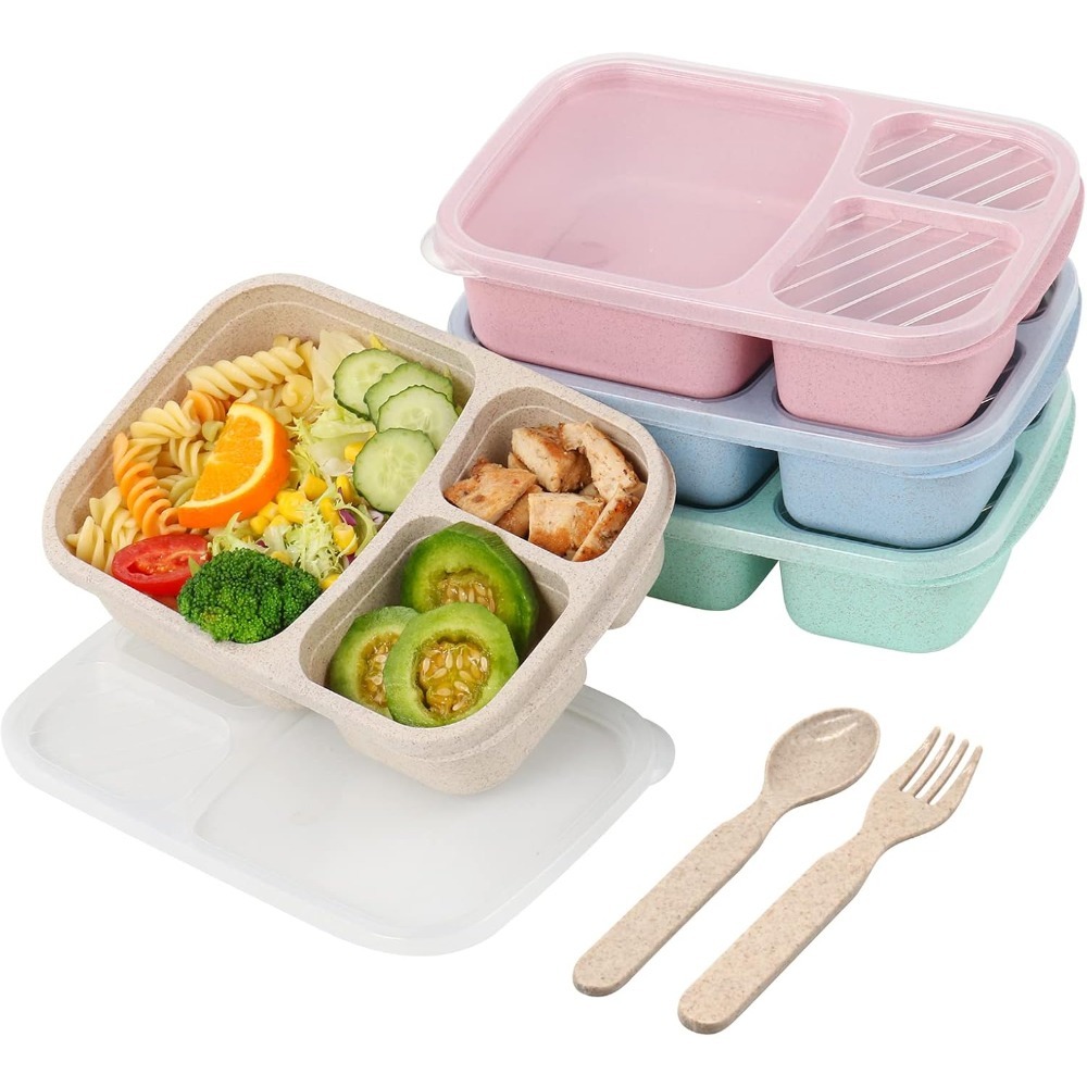1 Kotak Bento Kotak Makan Sian - Meal Prep Box ulasan dan harga