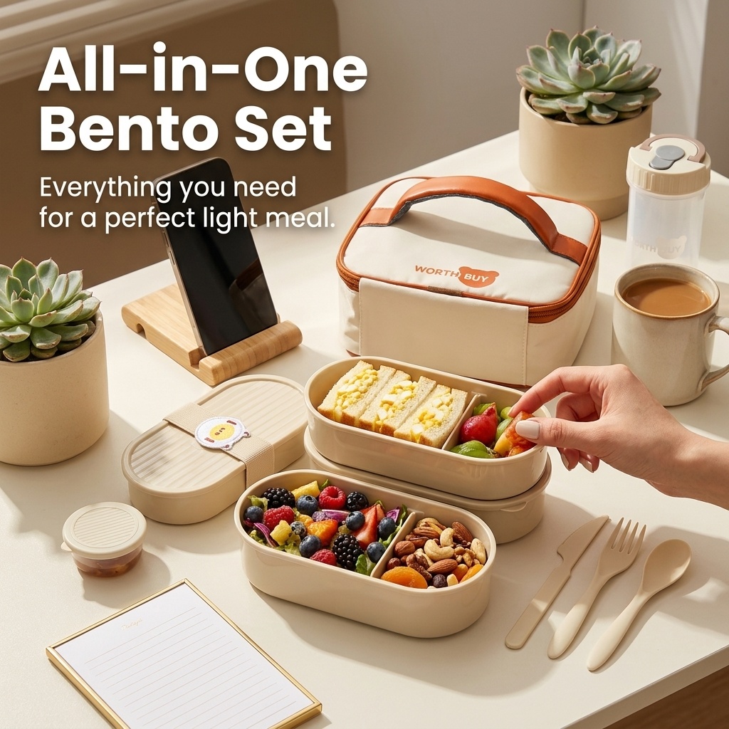 2Pcs/Set Kotak Makan Plastik D - Meal Prep Box ulasan dan harga