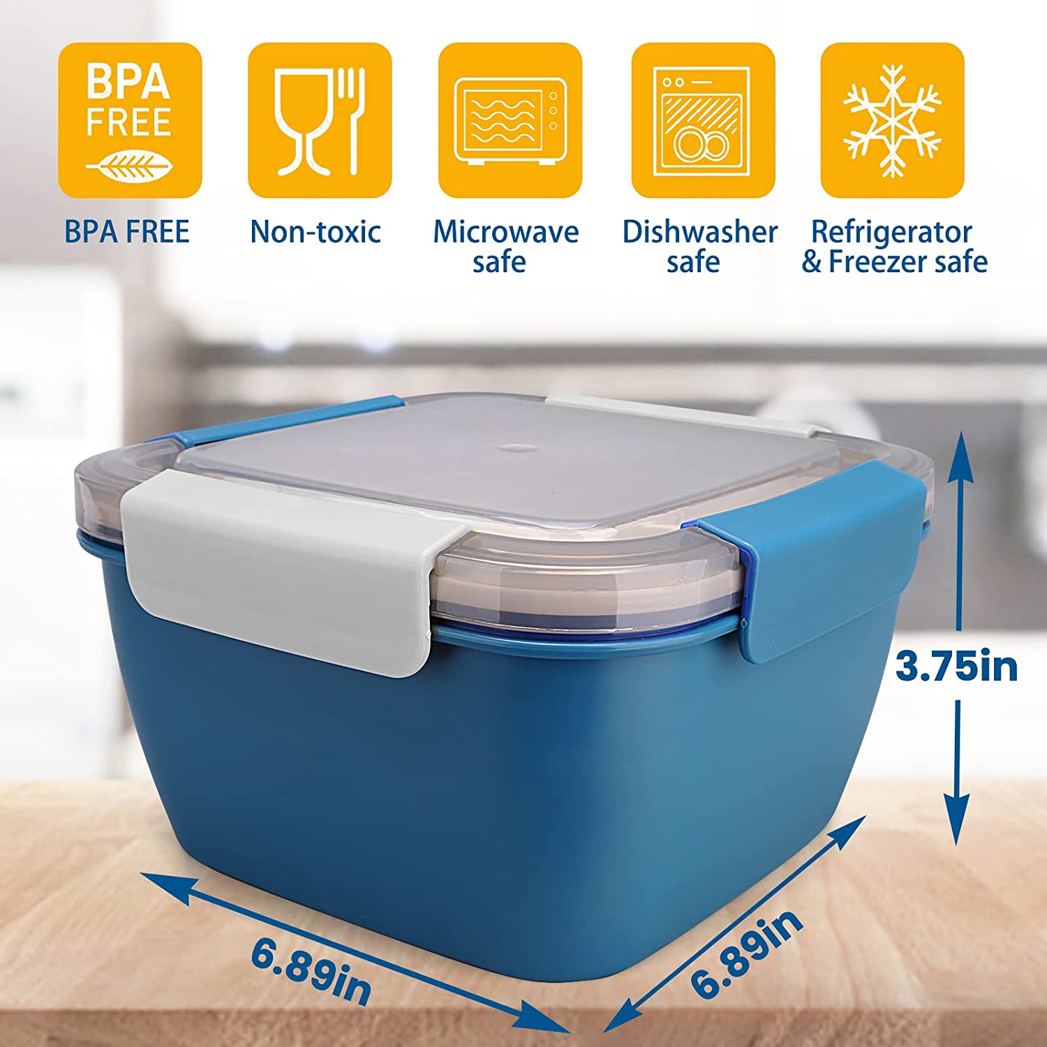 Kotak makan siang portabel 110 - Meal Prep Box ulasan dan harga